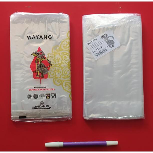 Kantong Plastik Bening Pp Uk. 12X20