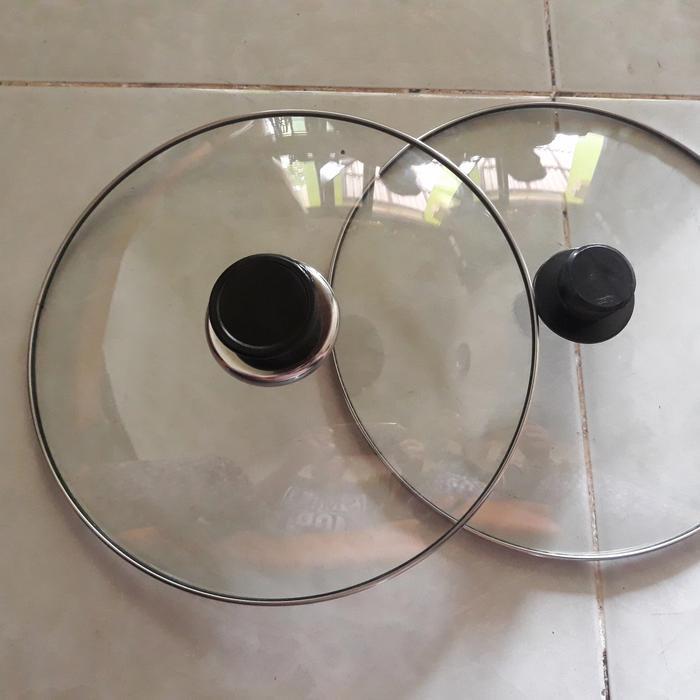 tutup panci kaca 28cm ( 27cm)