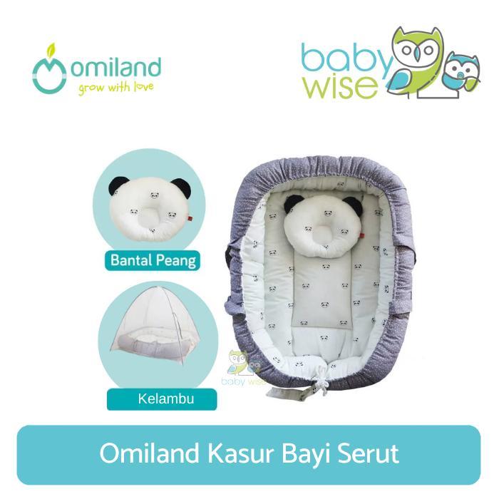 Omiland Kasur Bayi Serut - Kasur Kelambu Bayi Serut Bantal
