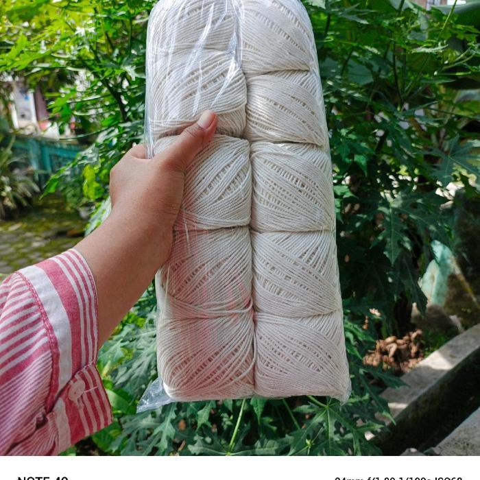 Spesial Tali Katun 1,5 MM untuk membuat tas rajut, tote bag, sling bag, granny square, bahan premium