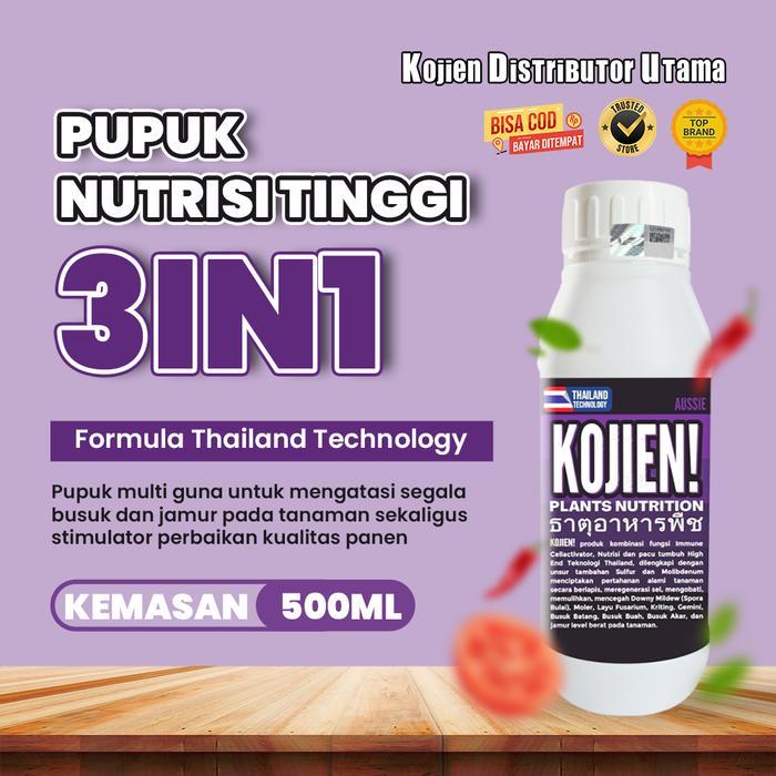 KOJIEN New Formula Obat Bulai Jagung, Nutrisi Sayur, Cabe, Nilam