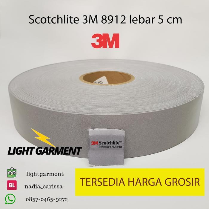 Pita 3M 8912 Scotchlite Skotlet Reflective tape 200 m lebar 2"/ 5 cm