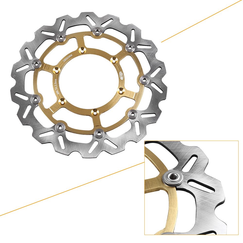 1Pc Motorcycle Front Brake Disc Rotor For Suzuki Drz 400 Sm Drz400Sm Drz400 2005 2006 2007 2008 2009