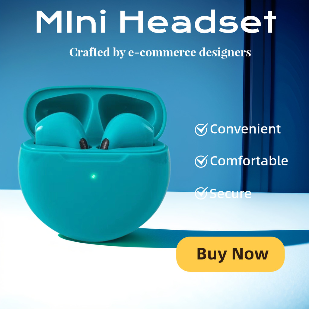 TWS Bluetooth Earphones Wireless Bluetooth Headset Noise Cancelling Earbuds with Mic Wireless