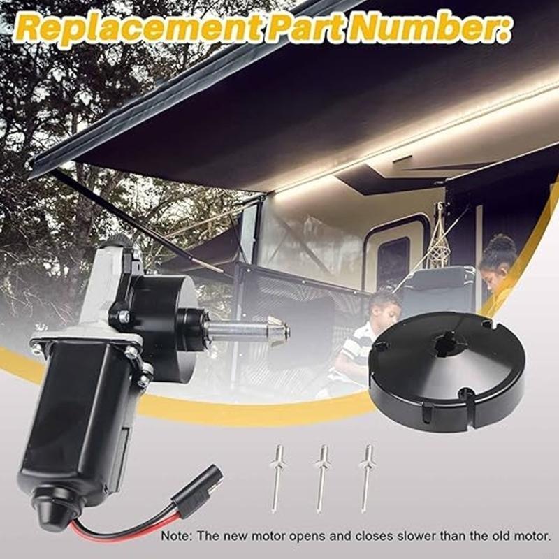 X6Hf Upgraded Campers Awning Motor Replacement Part Number 3317084.000U 3316605.001 Smooth Quiet