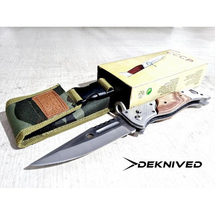 Pisau Lipat AK47 Automatic Survival Outdoor 11 Inch " Deknived "
