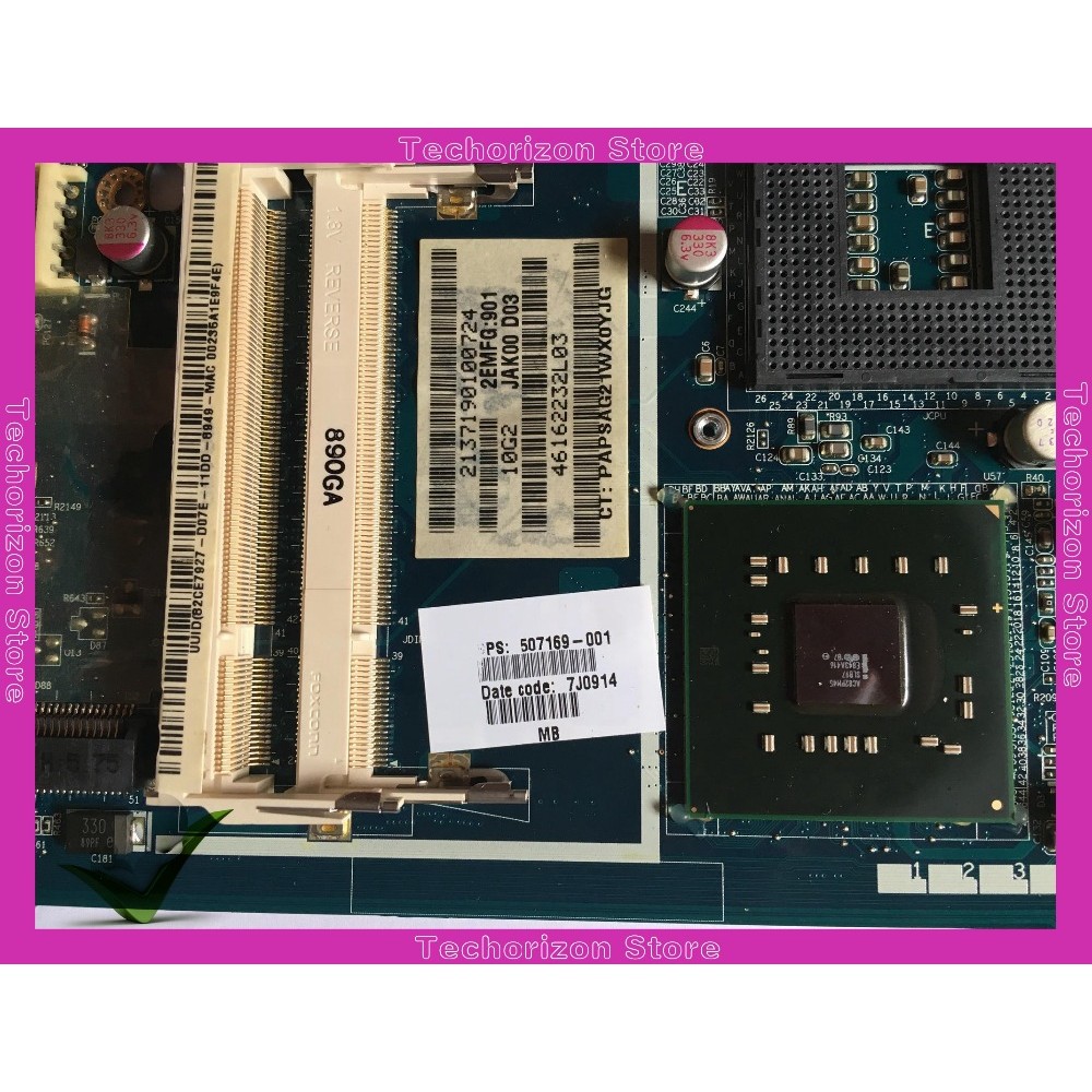 507169-001 LA-4083P for Hp Pavilion Dv7-1200 Laptop Motherboard JAK00 REV 1.0 Intel PM45 DDR2 nvidia
