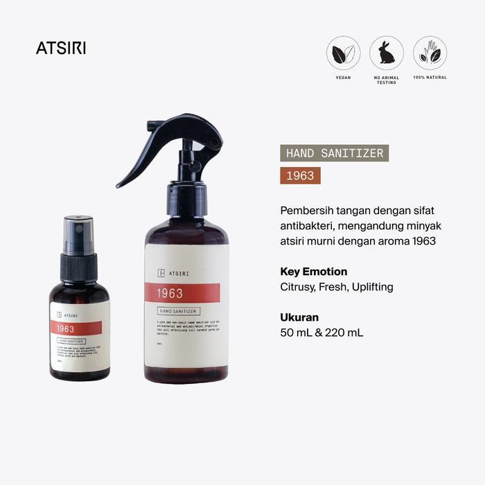 ATSIRI 1963 Hand Sanitizer Pembersih Tangan