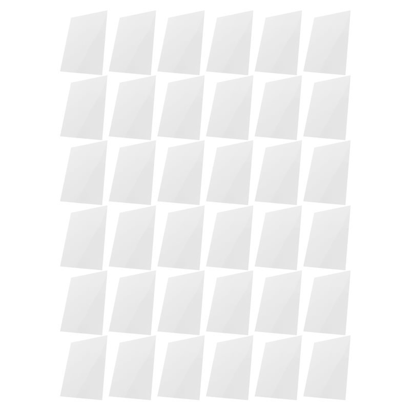 HHO-36Pieces Shrink Plastic Sheets, Shrink Dink Sheets, Shrink Film Sheets Blank Shrink Art Paper