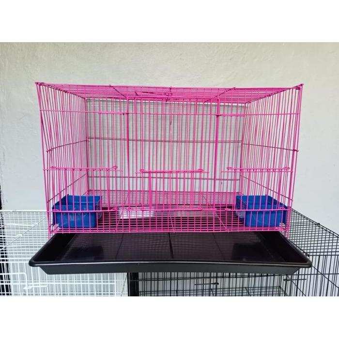 PROMO MURAH GROSIR Kandang Besi Lipat 50x30x30 Kandang Kucing Kitten Anjing Kelinci Kandang Burung