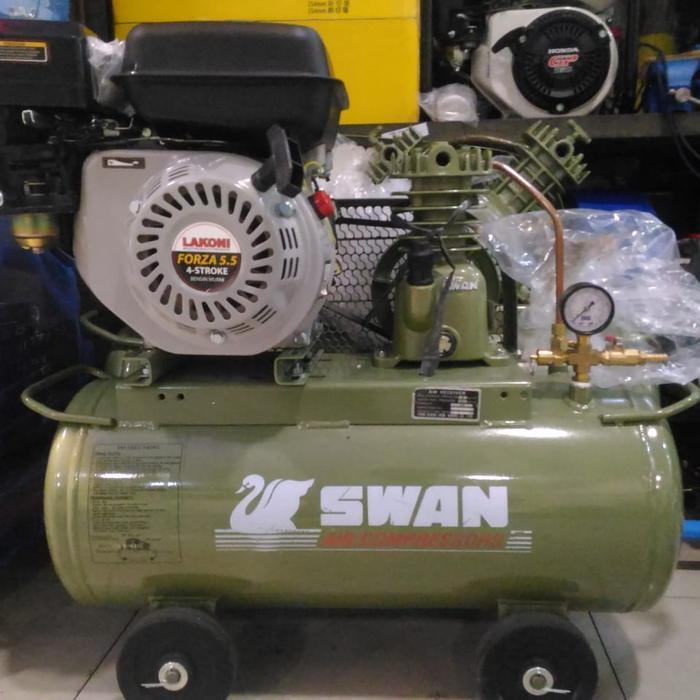 kompresor angin bensin swan 1/4 HP SU 114 dengan lakoni forza