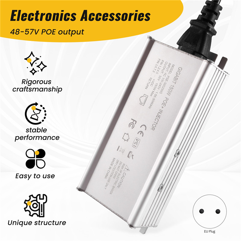 AC input starlink dishy POE injector GEN2/GEN3 support 150w power output