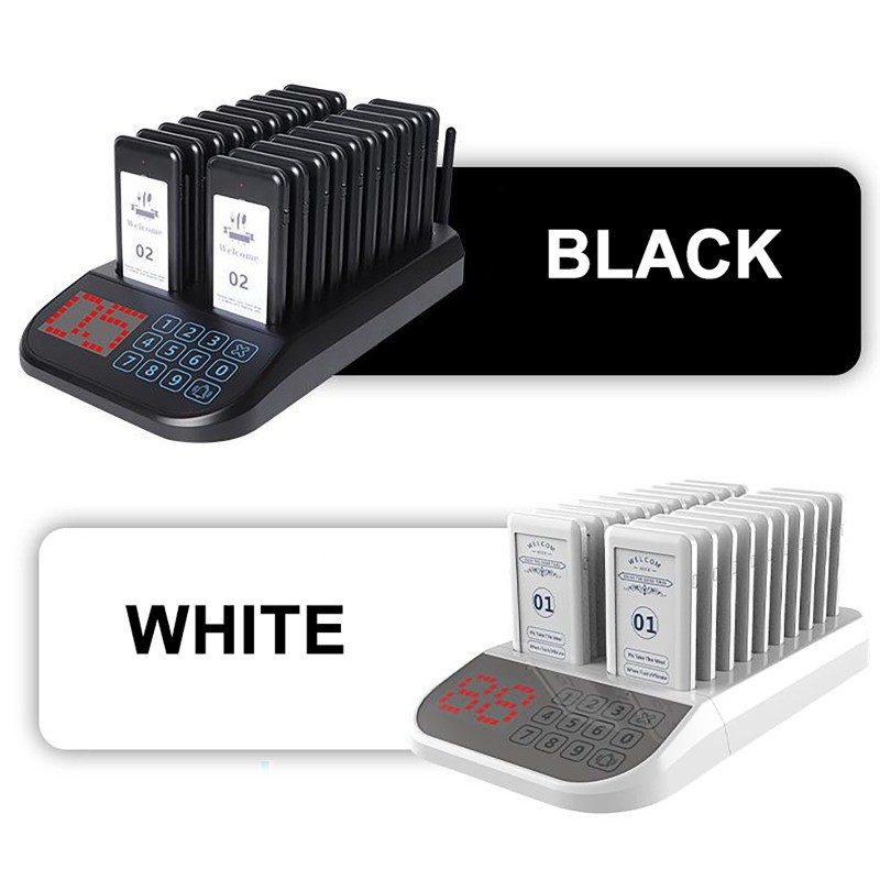 Wireless Calling System Restaurant Pager System Touch Panel Wireless Calling System with 20