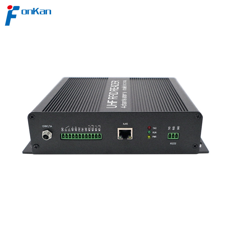 Smart 4 Port RFID Tag Reader Access Control Card Reader Writer Long Range UHF RFID E710 Reader