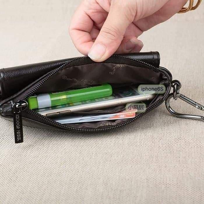 New Sarung Hp Pinggang Pria Dompet Kulit Asli Hp Pria Dompet Hp Horizontal