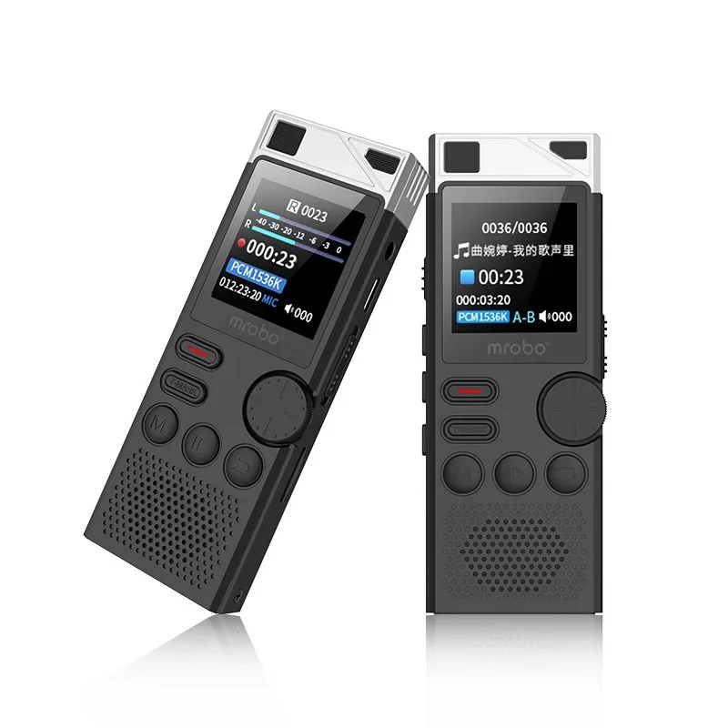 8GB/16GB/32GB Professional Voice Recorder HD Noise Reduction Voice-Activated Recorder Lossless HIFI