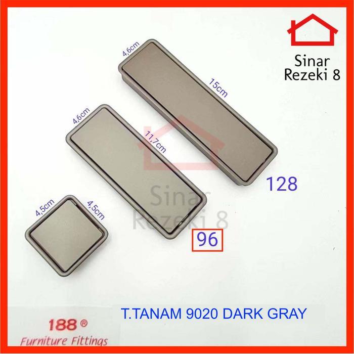 Handle Tarikan Tanam 9020-96 Gray / Laci Sliding Pintu Lemari Gagang .