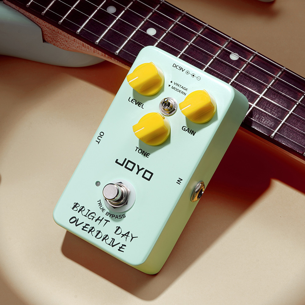 JOYO JF-25 BRIGHT DAY OVERDRIVE Vintage Blues Overdrive Guitar Effect Pedal Modern & Vintage Tone