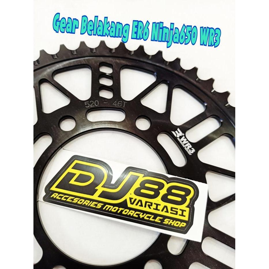 Gear belakang ER6n WR3 Ninja650 gir belakang uk 46 aksesoris er6n