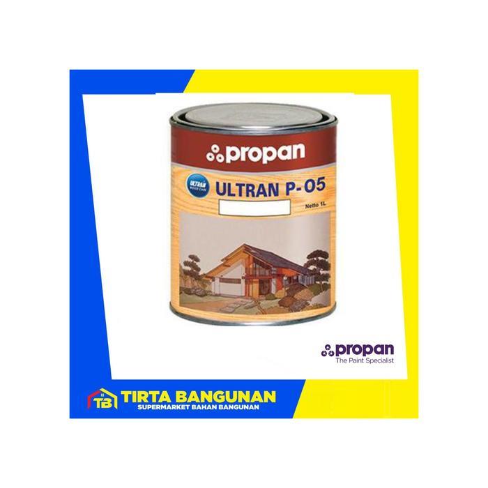 Propan Ultran Yunior P 05 Clear Gloss Politur Cat Kayu Interior Jendela Pintu Kayu 1Lt