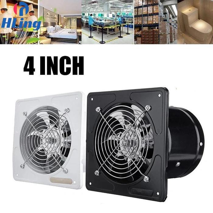 Exhaust Fan Dinding 4 Inch Ventilasi Dinding Exhaust Fan Kamar Fan Exhaust Exhaust Fan Kamar Mandi
