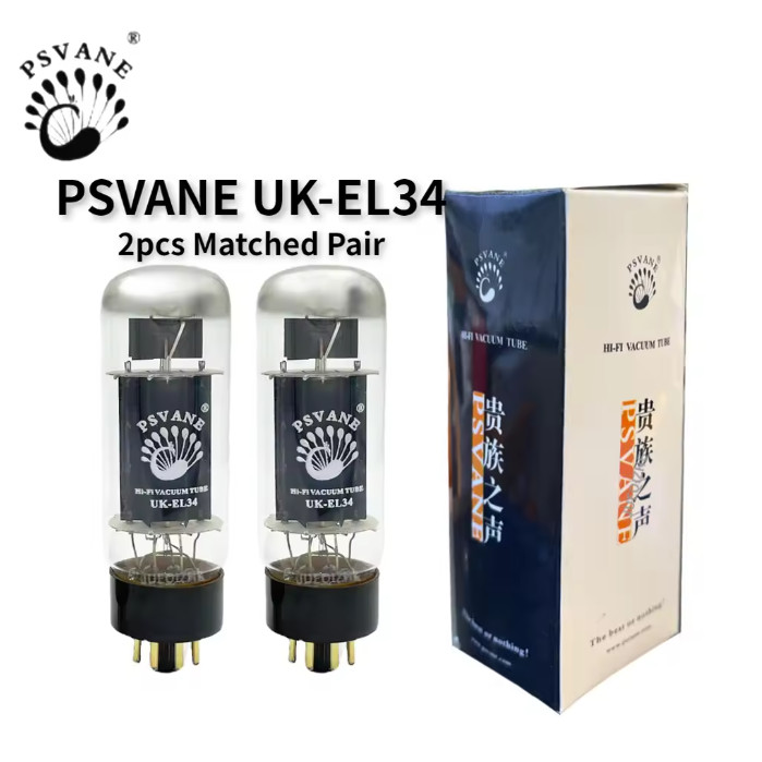 PSVANE UK-EL34 Vacuum Tube Upgrade EL34 EL34C 6CA7 6P3P 6L6 Electronic Precision Matching Amplifier