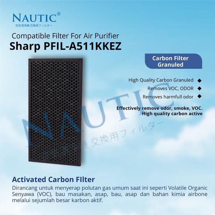 Hepa Filter Sharp Fp-J60Y Fp-J80Y Fp-J80Y-H Fp-J60Y-W Fp-J80 Fp-J60 Populer