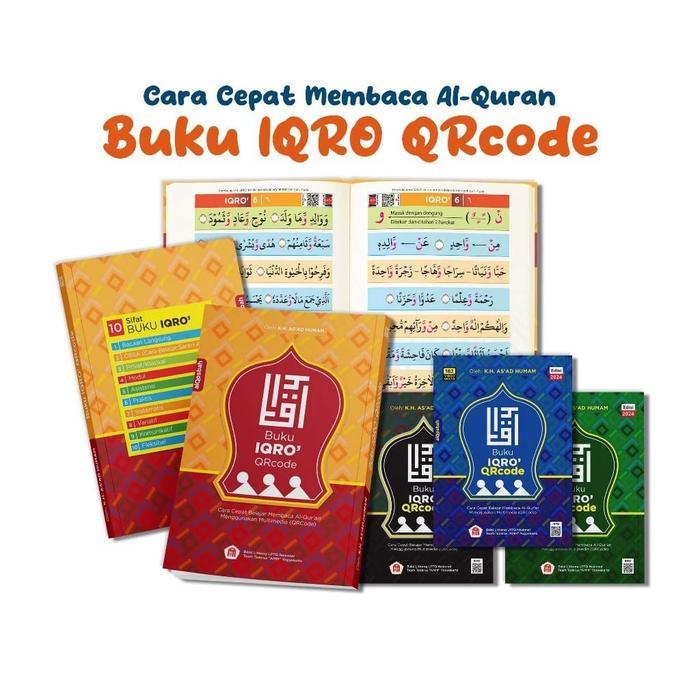 Iqro 1-6 Millenial Cover Lux Transliterasi Sesuai Bacaan (A5) Terjamin