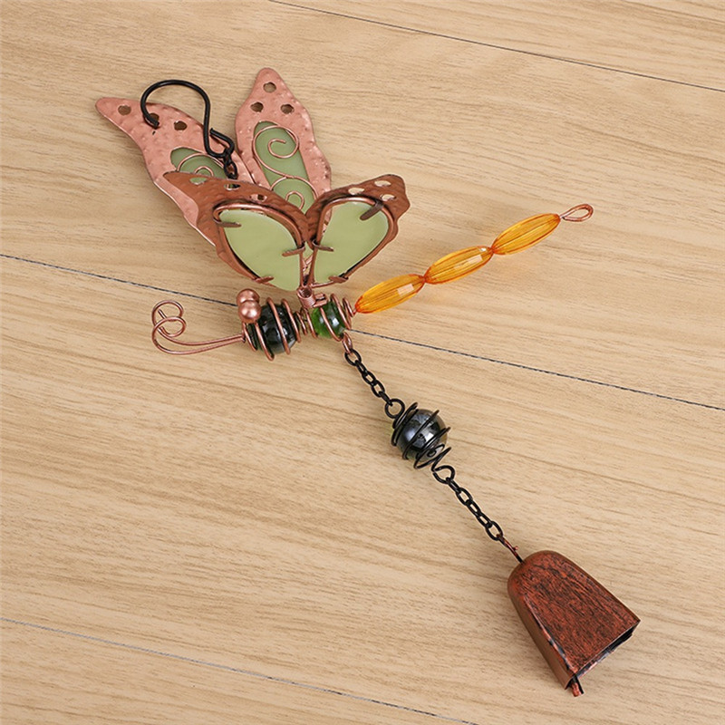 HRBAJ-Wind Chime Dragonfly Wind Chime Metal Wind Chime With Dragonfly Design Outdoor Garden