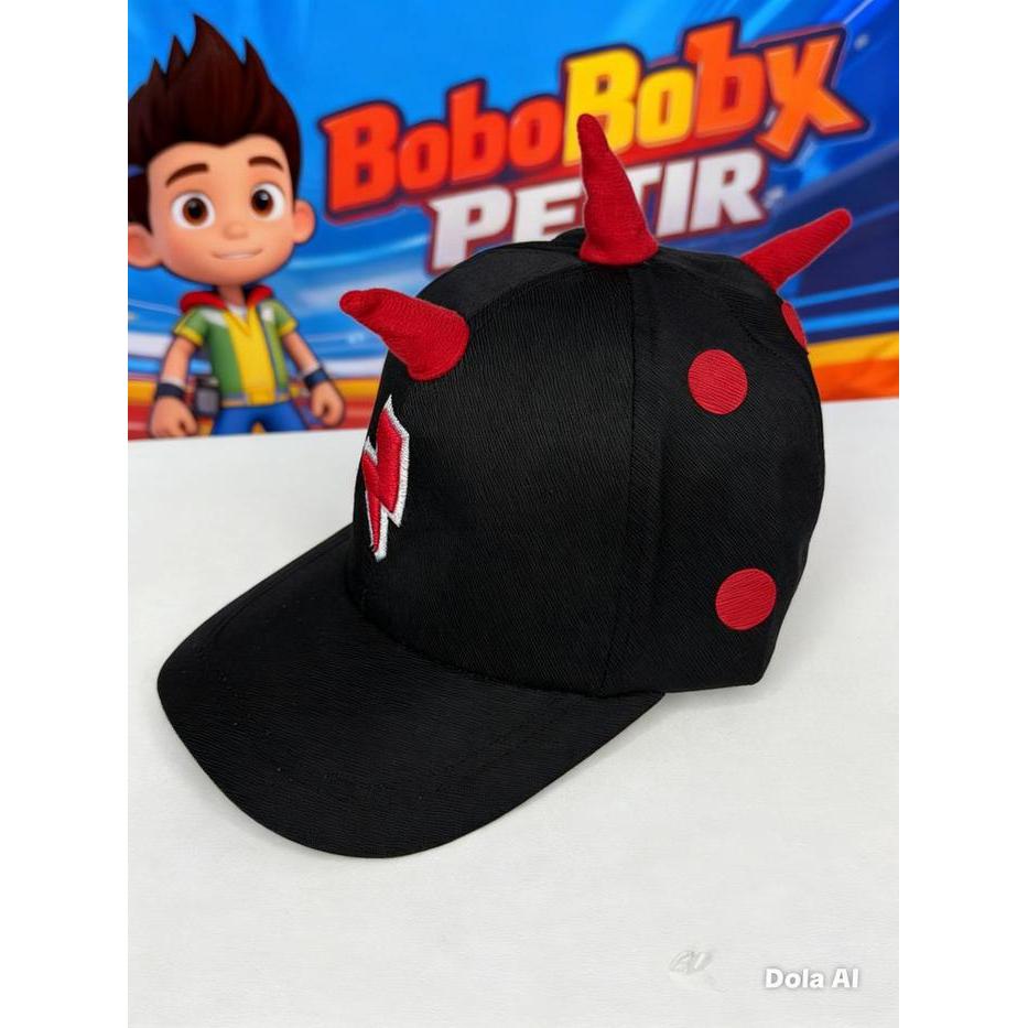 topi anak motif boboiboy min 3-dewasa topi boboiboy impor
