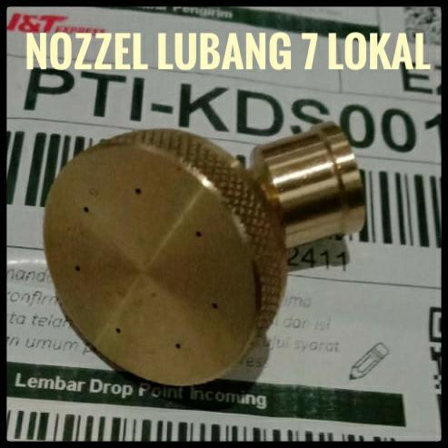 NOZZEL NOZZLE SPRAYER KUNINGAN LUBANG 7 DAN 8 IMPORT