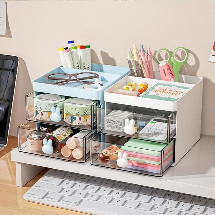 Starlight Rak Organizer Susun Stationary Atk Meja Kantor Rak Meja Kotak Laci Tempat Alat Tulis Make