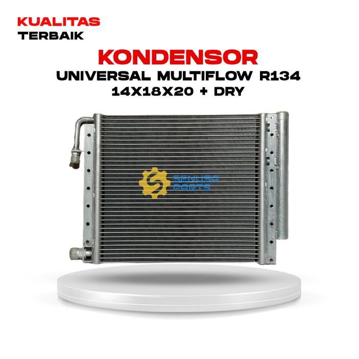 Kondensor AC Mobil UNIVERSAL MULTIFLOW R134 KUALITAS TERBAIK