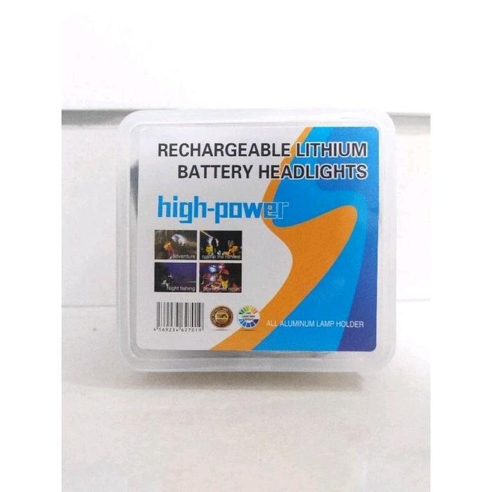 "New" SENTER KEPALA FOKUS 80 WATT / SENTER KEPALA BATERAI CAS 715 / SENTER KEPALA BATERAI LITHIUM
