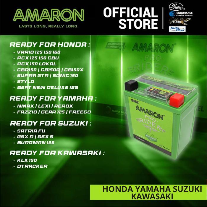 AMARON AKI GEL MOTOR HONDA PCX 2010, 2017-2023/CBR 150CC/SCOOPY FI/VARIO125/VARIO150/BEAT SERIES