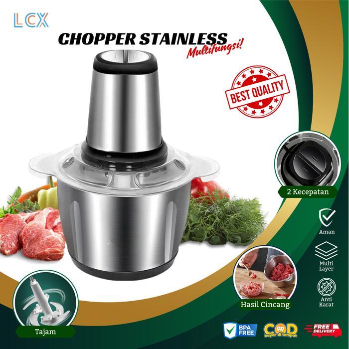 Panasonic - Blender Daging Mesin Penggiling Daging/Sayur Chopper Meat Grinder Vs-1822