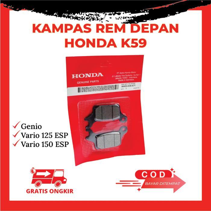 Ready Kampas Rem Vario 125 - Kampas Rem Depan Vario 150 New - Kampas Rem Vario Kode K59 Asli Neww