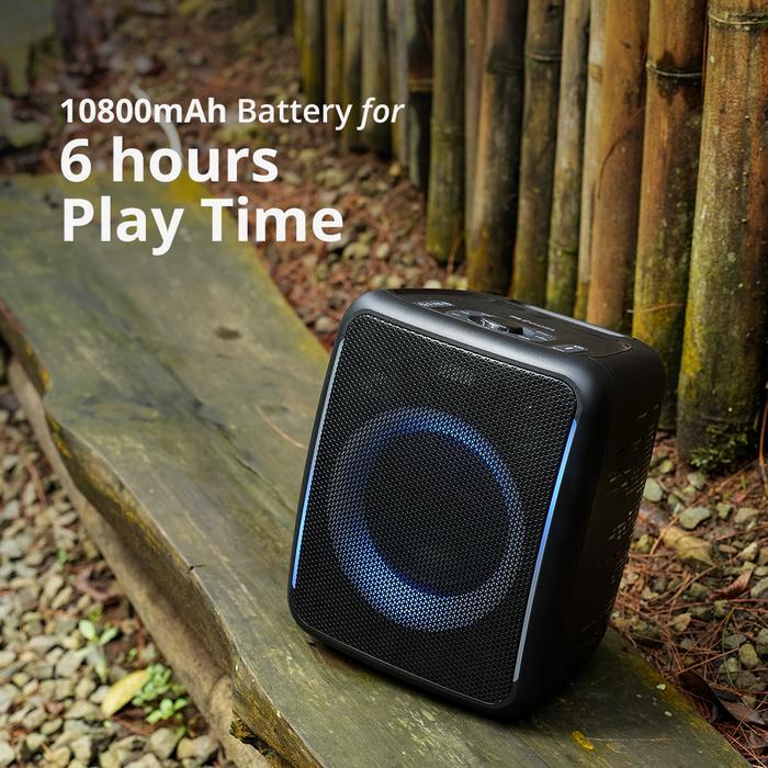 Eggel Fortis 2 Portable Party Speaker With Rgb Lights