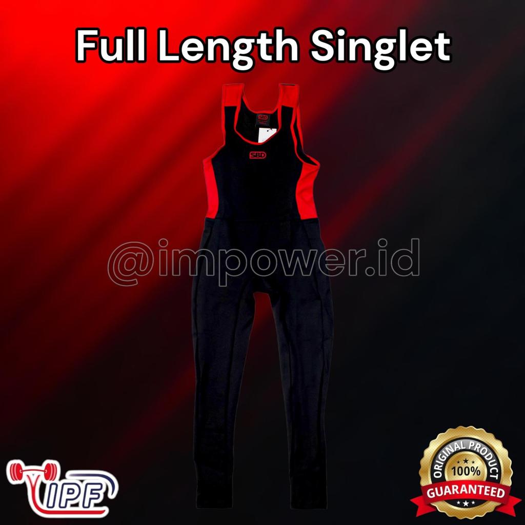 SBD Classic Powerlifting Full Length Singlet Mens/Womens IPF APPROVED for Powerlifting Competition M