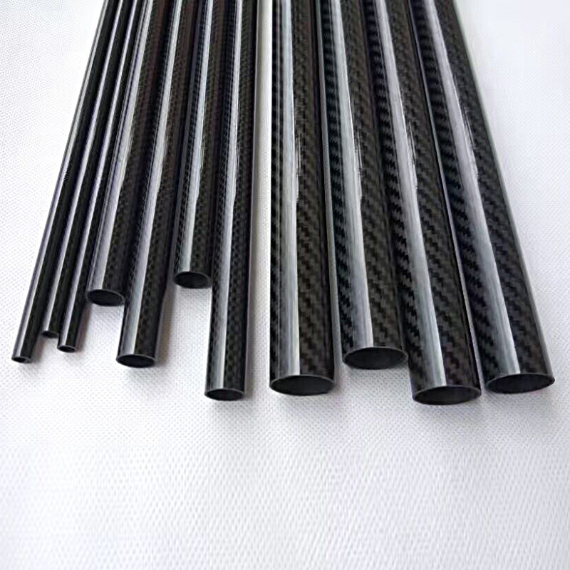 High-strength Precision 3K Carbon Fiber Tube 5-40mm Twill Light Carbon Tube Carbon Fiber Rod UAV Air