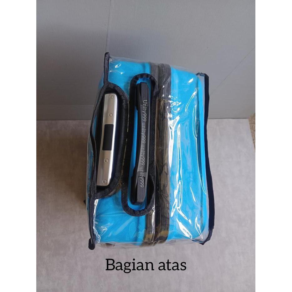 Cover Koper Sarung Koper Bungkus Koper Sarung Koper Mika Transparan