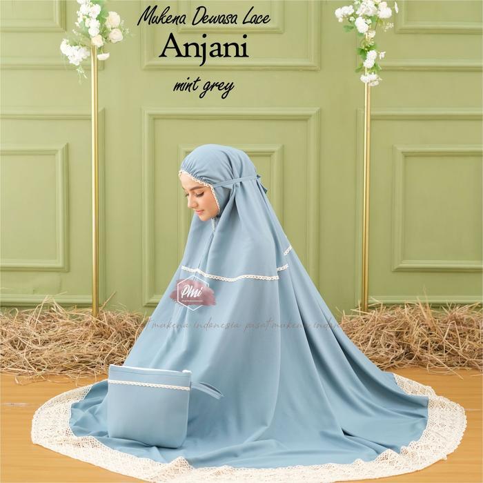Top MUKENA DEWASA KATUN MIKRO LACE ANJANI