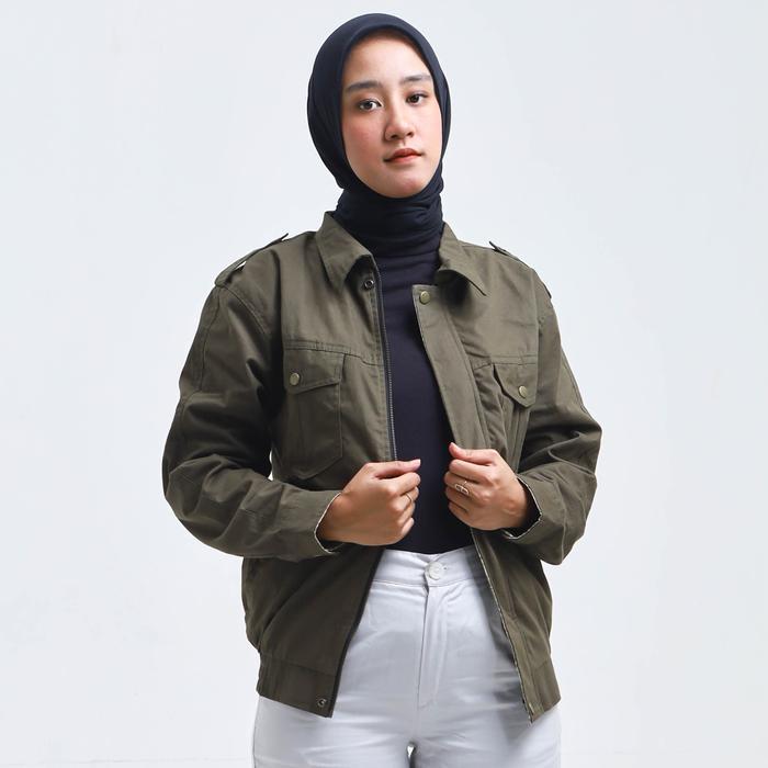 Nookly - Jaket Hijab Wanita Workwear Chester Atasan Wanita