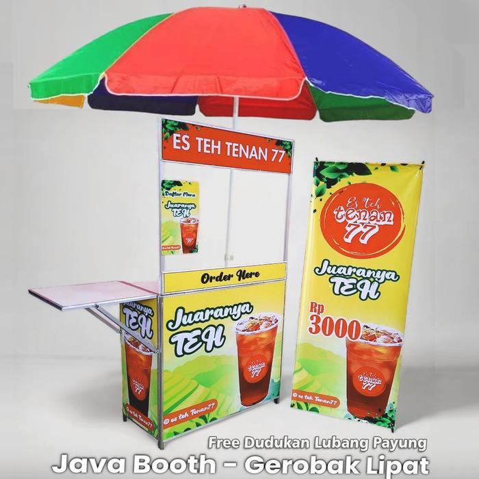 Booth Portable Alumunium Meja Sayap JB LV
