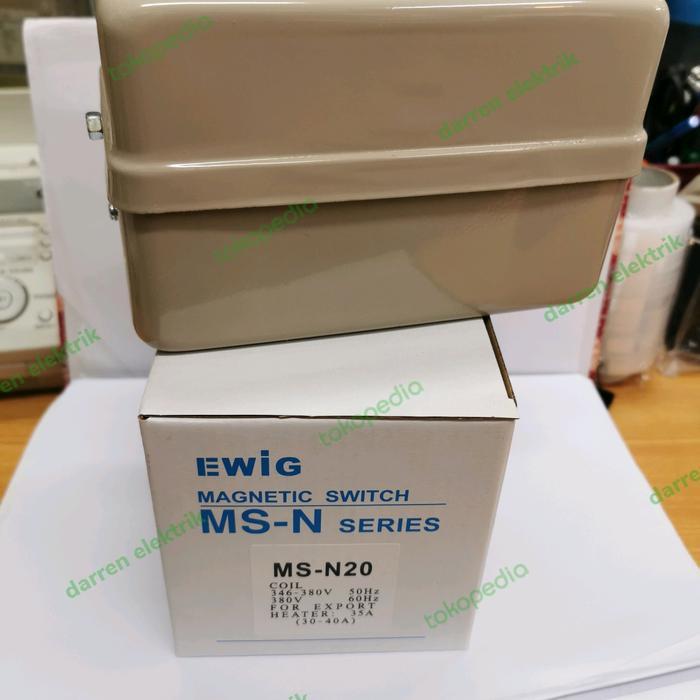 TERLARIS magnetik stater ew MSN20PM 30v 30-40amper Selamat Berbelanja