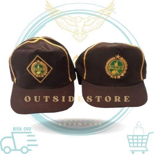 topi siaga pramuka putra / putri topi pramuka siaga