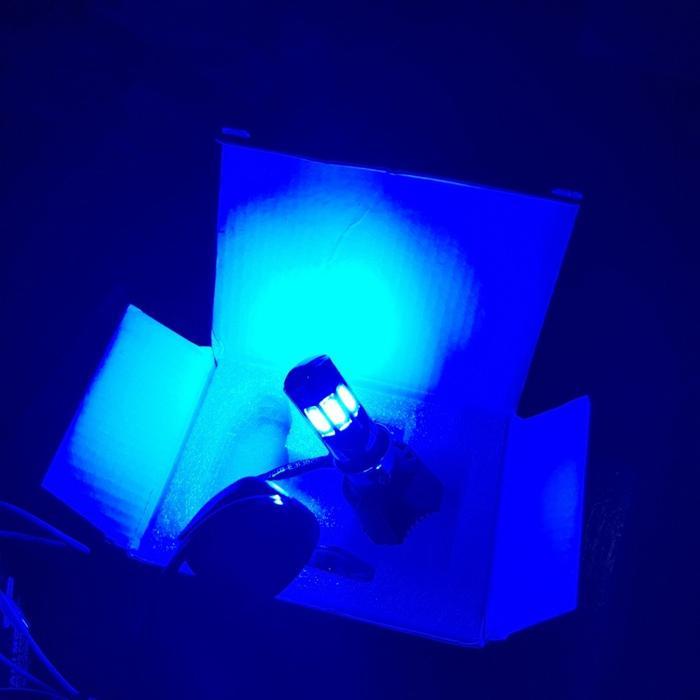 LAMPU MOTOR ECO NINE 9 ECO 9 6 SISI LED HIGH QUALITY NYALA ICE BLUE