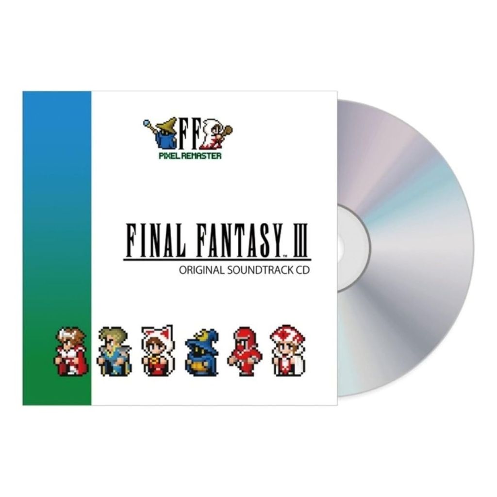 [PO] FINAL FANTASY III Pixel Remaster Original Soundtrack CD dengan Mega Jacket POTJ [WAJIB TANYAKAN