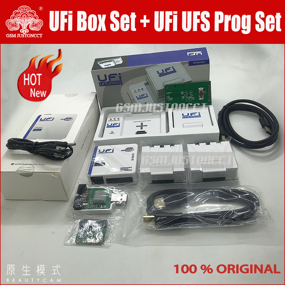 FLASH SALE    gsmjustoncct UFI Box with UFS-Prog - Worldwide / International Version UFI BOX + UFS S