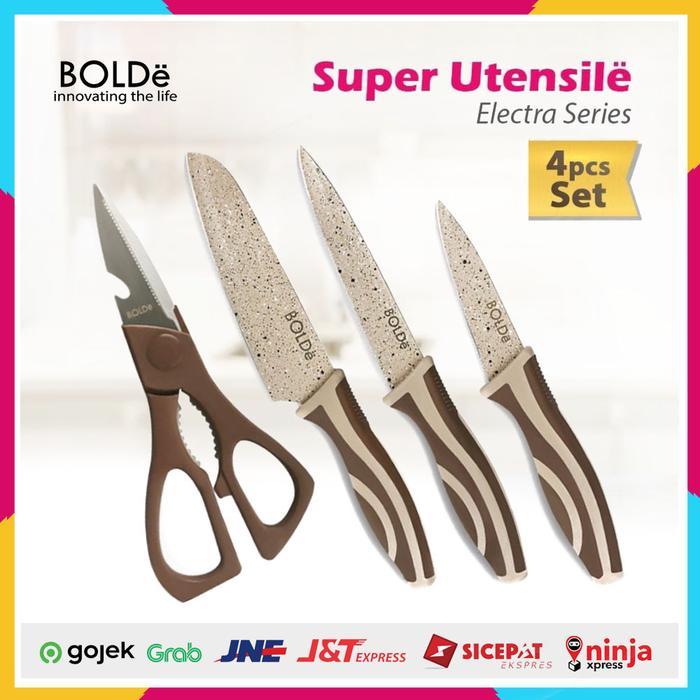Pisau Bolde Pisau Set Bolde Super Utensile Electra Series Pisau Dapur